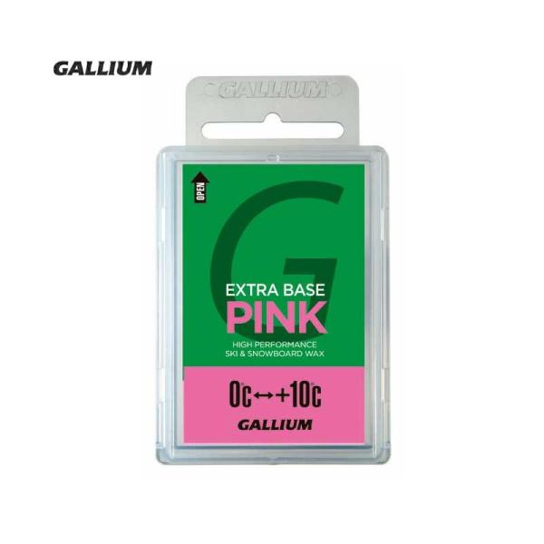 他サイト： GALLIUM ガリウム ワックス EXTRA BASE PINK 〔100g〕 SW2076 固形 スキー スノーボード スノボの商品画像