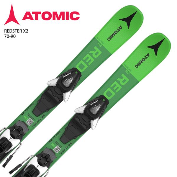 スキー板 キッズ ジュニア ATOMIC アトミック 2022 REDSTER X2 70-90 + C 5 GW【ビンディング セット 取付無料】