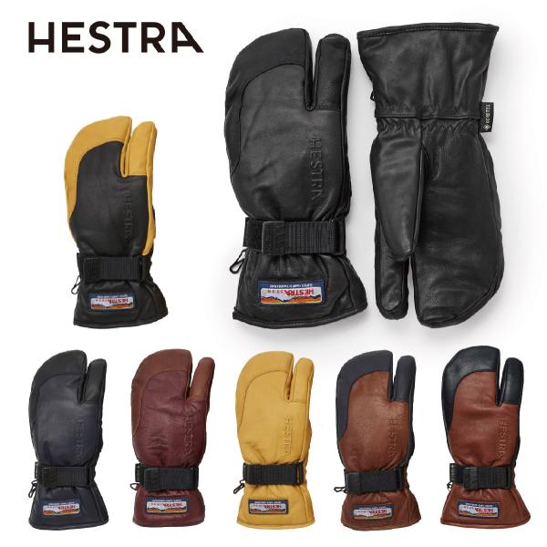 スキー グローブ メンズ レディース HESTRA ヘストラ＜2023＞33882 3-Finger GTX Full Leather 22-23  NEWモデル