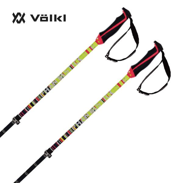 VOLKL スキーストック・ポール■PHANTASTICK FR品番：カラー140014：ナイトブルー×インフラレッド×イエローLENGTH：105-140cm（調整可能）SHAFT：アルミ合金18mmバスケット：アイスフレックスシステム原...