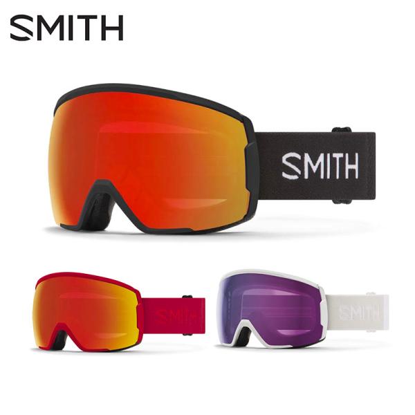 SMITH スミス スキー ゴーグル■ PROXY　プロキシー VISIONFIT TLTレンズテクノロジー（歪みのないクリアな視界） 金型成型ポリカーボネイト素材の、　球面カーボニックXレンズ採用 ヘルメットとの最高なインテグレーション ...