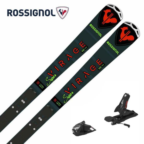 ROSSIGNOL スキー板 ロシニョール メンズ レディース 2024 SUPER VIRAGE VIII LTD + SPX 14 ROCKERACE GW プレート/ビンディング セット グリップウォーク対応