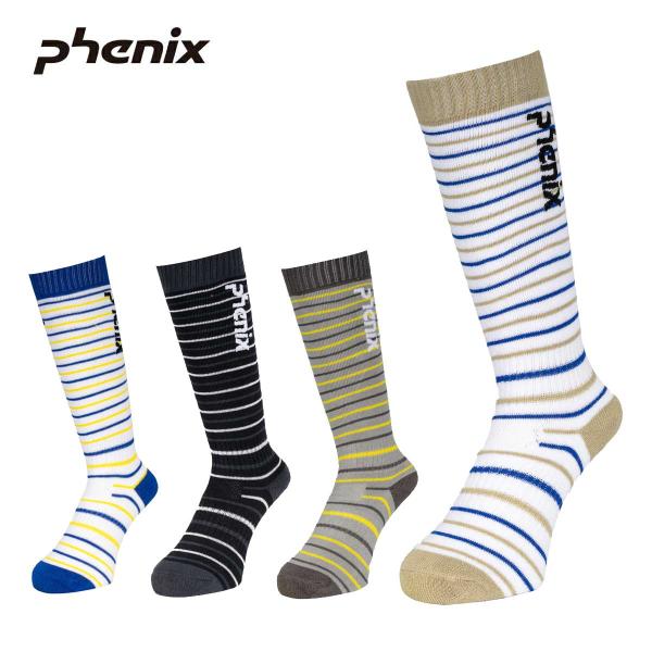 PHENIX フェニックス スキー ソックス キッズ ジュニア＜2025＞ESB24SO83 / Multi Border Junior Socks