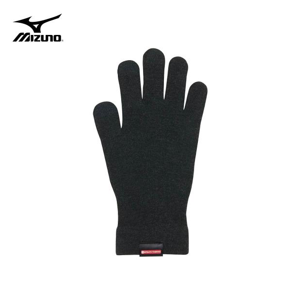 MIZUNO ミズノ スキーグローブ■Z2JYB520 TOUCH PANEL INNNER GLOVES タッチパネル・インナー・グローブ カラー ■C/08 Charcoal Black サイズ S,M,L・BREATH THERMO・...