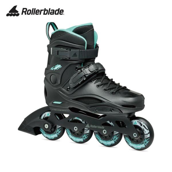 Rollerbladeローラーブレードインラインスケート■RB80WCOLOR・BK/L.BLSIZE22.0-24.0WHEELS：Urban 80mm/82ALINER：Performance, shock absorber,RB fo...