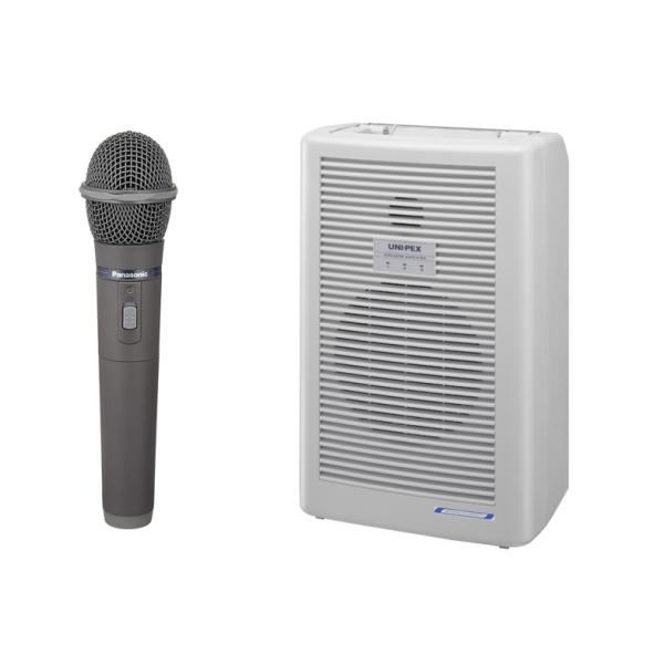 Panasonic WX-281C ワイヤレスアンプ マイク2本セット ポータブル