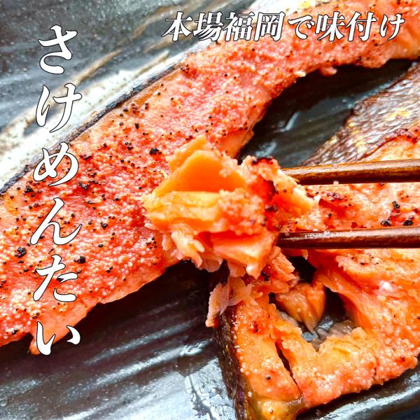 さけめんたい 10切 ( 5切 x 2 ) 冷凍 御中元 父の日 魚介類  鮭明太 明太子 鮭 銀鮭 しゃけ おつまみ 焼き魚  魚 ギフト 高級 辛子明太子 お歳暮 敬老の日
