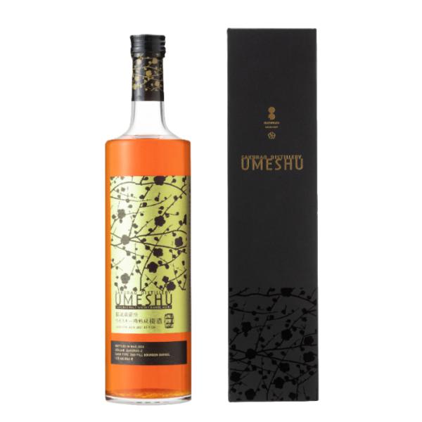桜尾蒸留所 ウイスキー樽熟成梅酒 19% 600ml シングルモルトウイスキーブレンド うめ酒 サクラオブルワリーアンドディスティラリー 広島県