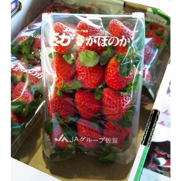 ●名称　いちご「さがほのか」　佐賀県産　1ケース　4パック入●産地名　佐賀県産●内容量　1ケース4パック入　1パックあたり約270g入●規格・サイズ　サイズは2L・L・Mの中からいずれか　サイズ指定不可●保存方法　生鮮食品であるため、到着後...