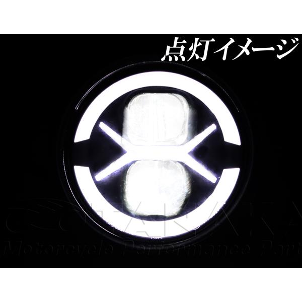 5ℓモンキー純正ヘッドライトパープル