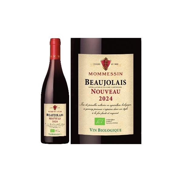モメサン、ボジョレー・ヌーボー 2024 オーガニック (赤) 750ml
