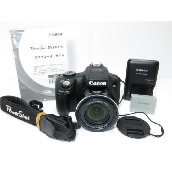 【 中古品 】Canon Power Shot SX50HS 光学50倍ズーム コンパクトデジタルカメラ キャノン [管CN2410]