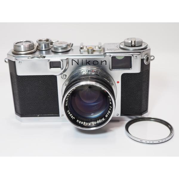 ニコン（Nikon） 【 現状 】Nikon S2 NIKKOR-SC 5cmF1.4 レンズ付