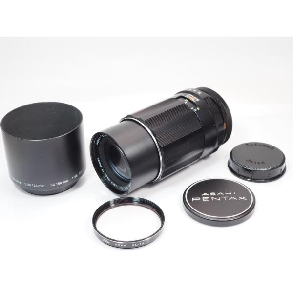 ペンタックス PENTAX Super-Takumar 150mm F4 純正メタルフード付 [管