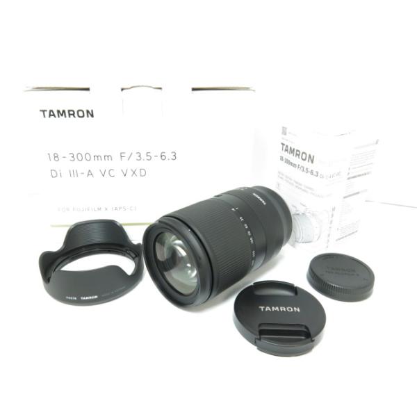 【保証アリ】 TAMRON 18-300mm Xマウント 元箱等完備美品 Di 【 極美品 ほぼ使用感ない 】TAMRON 18-300mm F3.5-6.3 VC