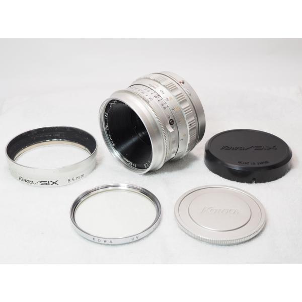 訳あり ジャンク 】Kowa 85mmF2.8 純正フィルター フード付 Six用