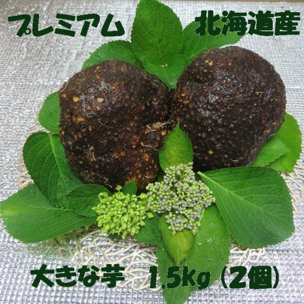 ★プレミアム 北海道産 つくね芋1.5kg(大きな芋2個)　おススメ商品このプレミアム北海道産つくねいもは、栄養満点、免疫力高める健康食材すりおろすと極上の粘りがあります。大きくて丸く剥きやすい綺麗な純白の芋ですアクも少なく、つくね芋（山の...
