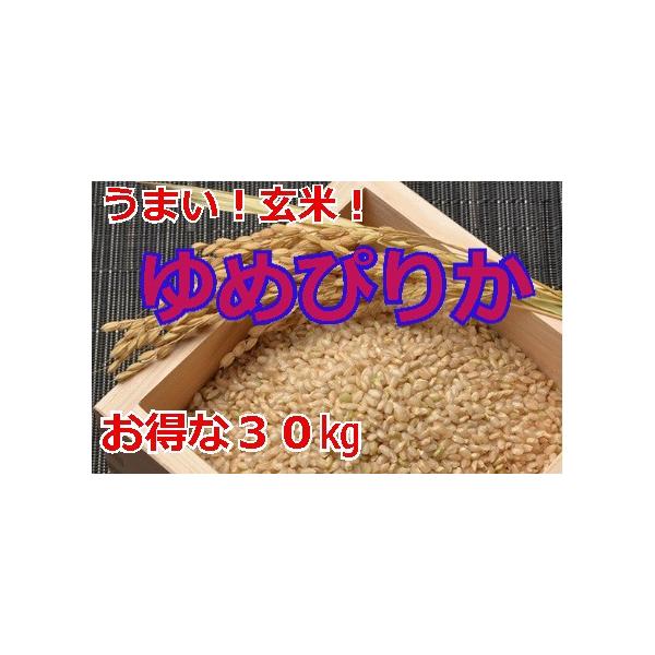 新米 玄米】ゆめぴりか 30kg 予約販売 北海道 農家直販 田んぼや 神田
