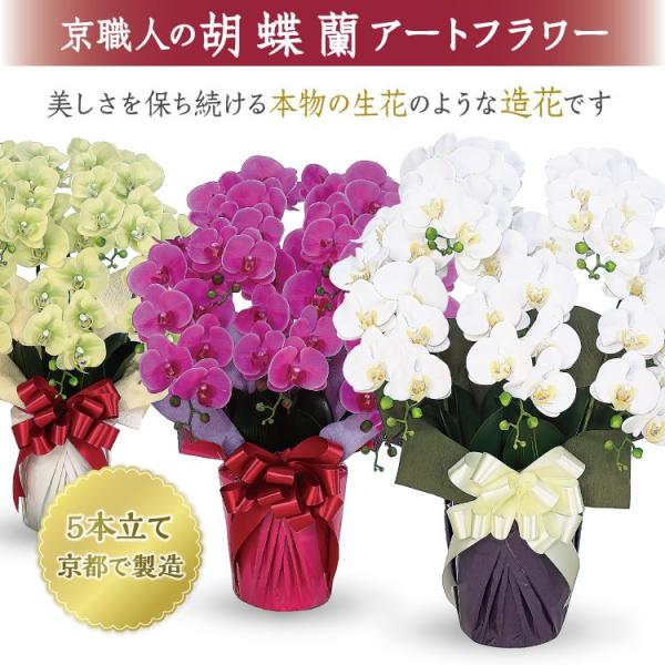光触媒アートフラワー 高級胡蝶蘭 造花5本立て 贈り物に フラワーギフト Buyee Buyee Japanese Proxy Service Buy From Japan Bot Online