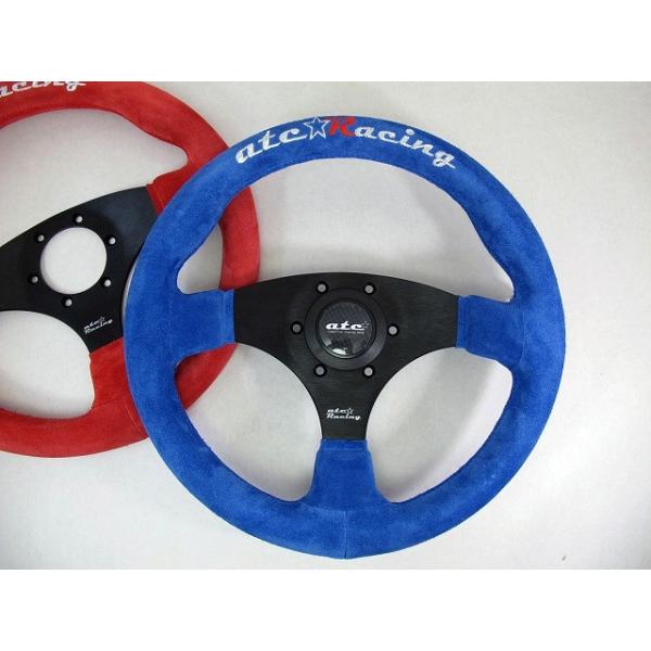 限定☆イタリアスエード atc☆Racingステアリングホイール