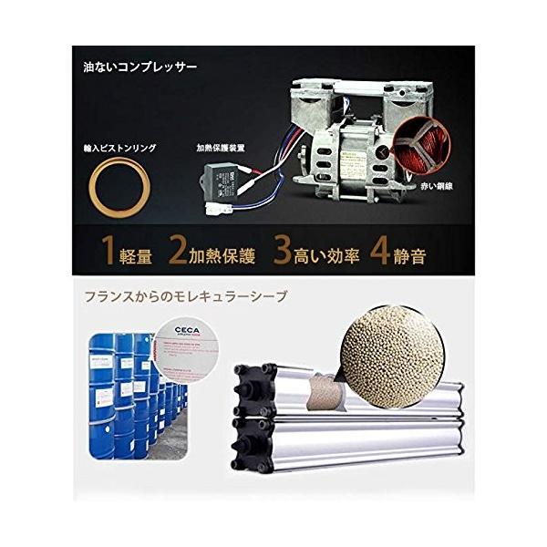 Vogvigo Ki Vmkh 0m1h Vogvigo 酸素発生器酸素濃縮器携帯便利車載可能老人用家庭用6l 110v 高性能モデル安全ddt 1a 代購幫