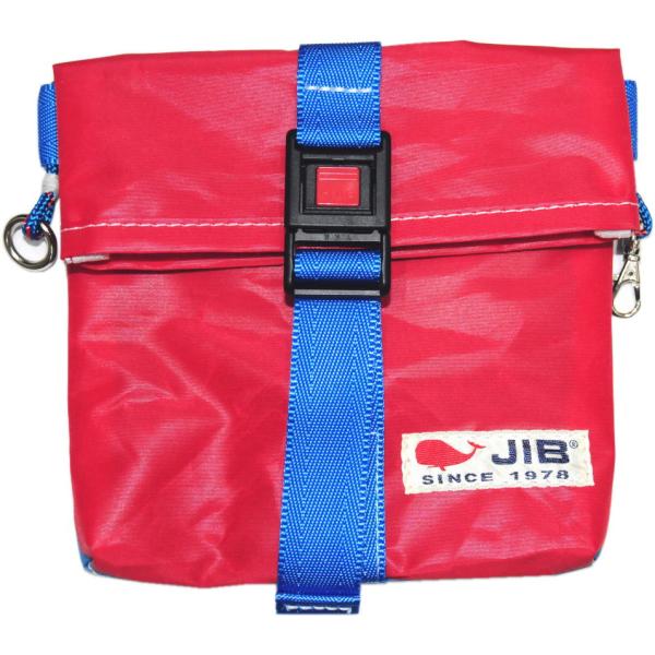 【閉店特価】JIB チェストポシェット　レッド×ロケットブルー／背面：ロケットブルー　CHPOS48