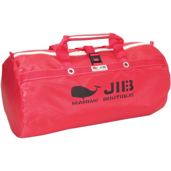 【閉店特価】JIB ラージダッフルバッグ　レッド（ホワイトファスナー）　DLG248