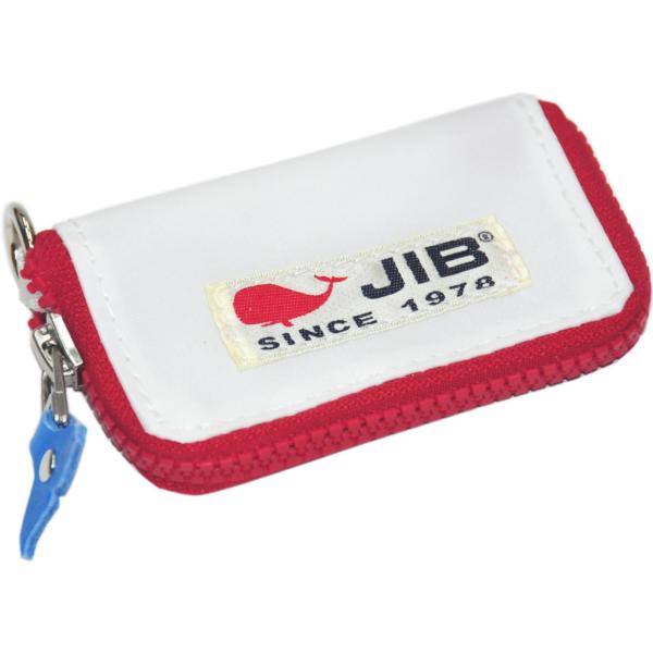 【閉店特価】JIB キーケース　KCC68　ホワイト×レッド／ブルーしっぽ