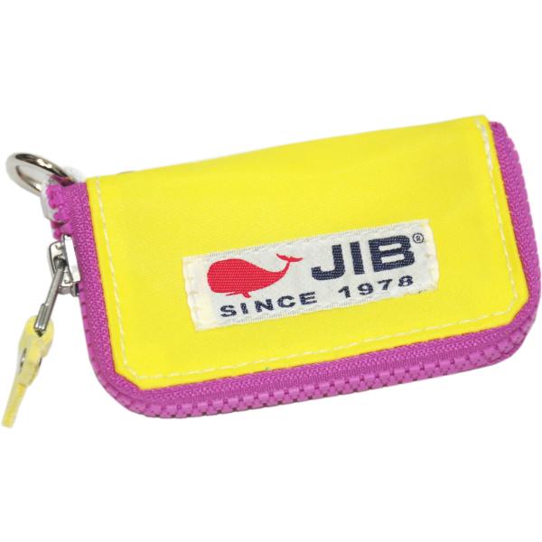 【閉店特価】JIB キーケース　KCC68　イエロー×ピンク／イエローしっぽ