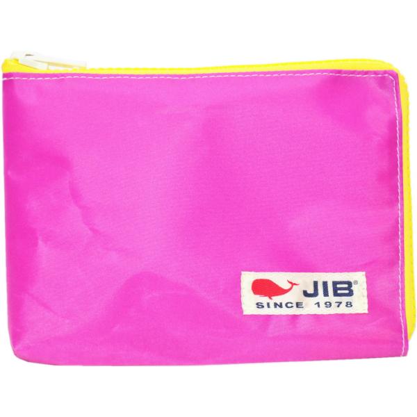 【閉店特価】JIB マイクロクラッチラージM　MCM38　ピンク×イエローファスナー／白タグ