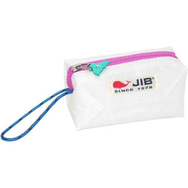 【閉店特価】JIB シーピッグ（しっぽ付）SP26　ホワイト×ピンクファスナー（しっぽの色はアソートです／写真と異なることがあります）