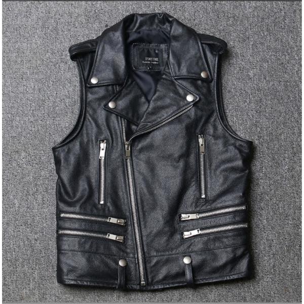 kazuo 9/18 L レザーベスト kazuo 9/18 L レザーベスト ファッション