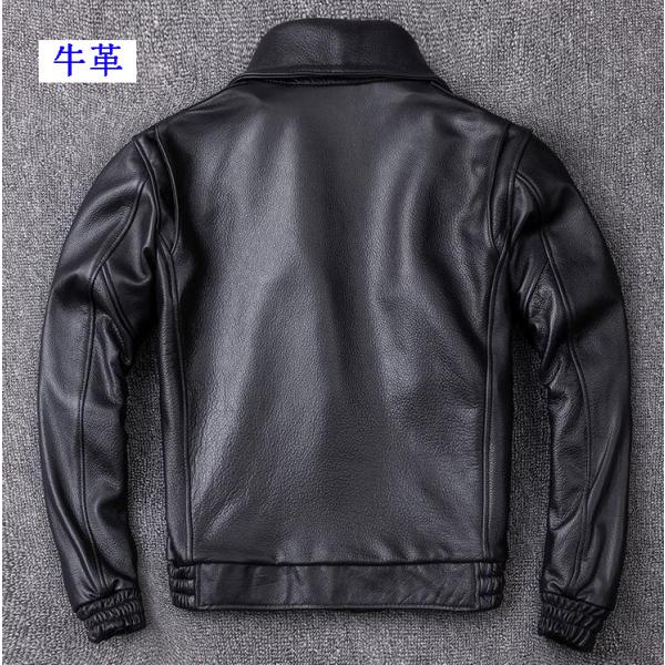 本革フライトジャケット ライダースジャケット ジャンパー ラム