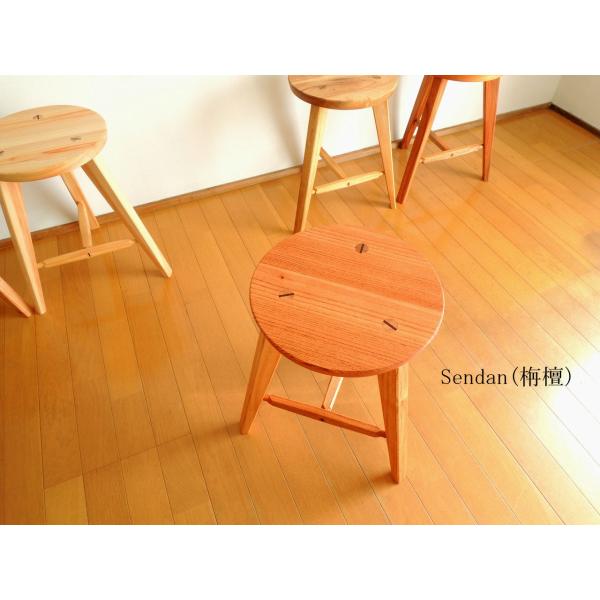 木組みのスツール・栴檀(センダン) : 谷山木材 Craft Ken-ji ヤフー店