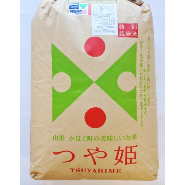 新米入荷！ 令和８年産 特別栽培米 精米・送料無料 山形県産 つや姫 １等 玄米 30kg 山形県認証検査袋入