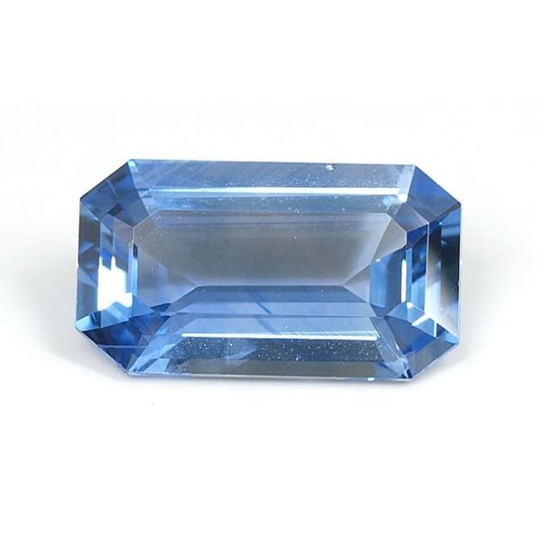 ブルーサファイア ルース 2.062ct エメラルドカット 中央宝石研究所