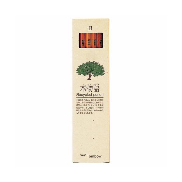 トンボ鉛筆　エコ鉛筆木物語　Ｂ　ＬＡ−ＫＥＡＢ　１ダース（１２本）