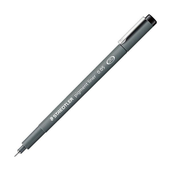 ステッドラー　ピグメントライナー　０．０５ｍｍ　黒　３０８　００５−９　１本