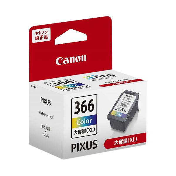 キヤノン　ＦＩＮＥ　カートリッジ　ＢＣ−３６６ＸＬ　３色一体型（大容量）　４９９０Ｃ００１　１個