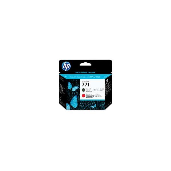HP 771プリントヘッド マットブラック/クロムレッド CE017A 期限切③ 日本HP HP HP771 プリントヘッド マットブラック／クロム