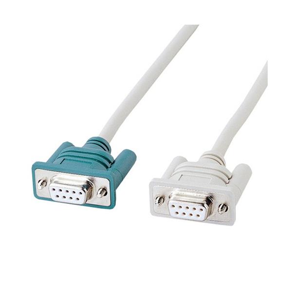 ＲＳ−２３２Ｃケーブル　モデム・ＴＡ用　ストレート　Ｄ−Ｓｕｂ９ｐｉｎメス　２．０ｍ　ＫＲ−Ｍ２　１本