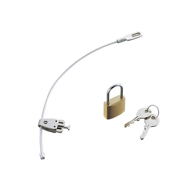 メーカー：エレコム　 品番：ESL-3W  複数のパソコンや隣り合った機器をロックするのに便利なサブワイヤーロック　　