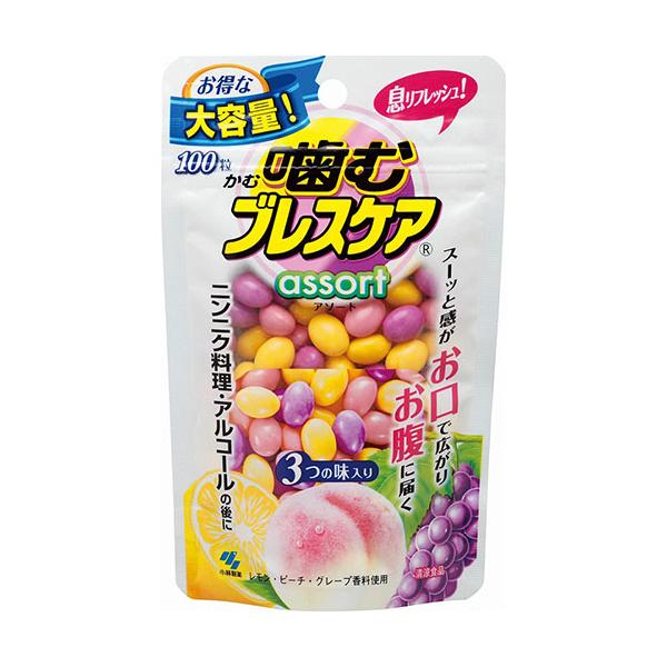 メーカー：小林製薬 　品番：KOB4033   スーッと感がお口で広がりお腹に届くグミ。3種楽しめるアソートタイプ　　