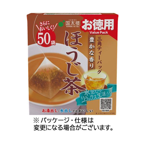 他サイト： 国太楼　お徳用　三角ティーバッグ　ほうじ茶　１箱（５０バッグ）の商品画像