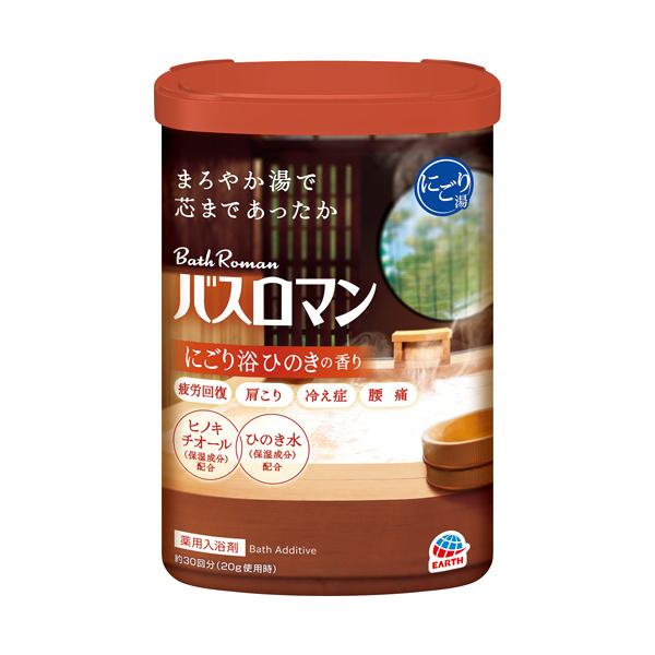 他サイト： アース製薬　バスロマン　にごり浴　ヒノキの香り　６００ｇ　１本の商品画像