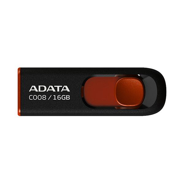 A-DATA ADATA スライド式USBメモリ C008 16GB レッド