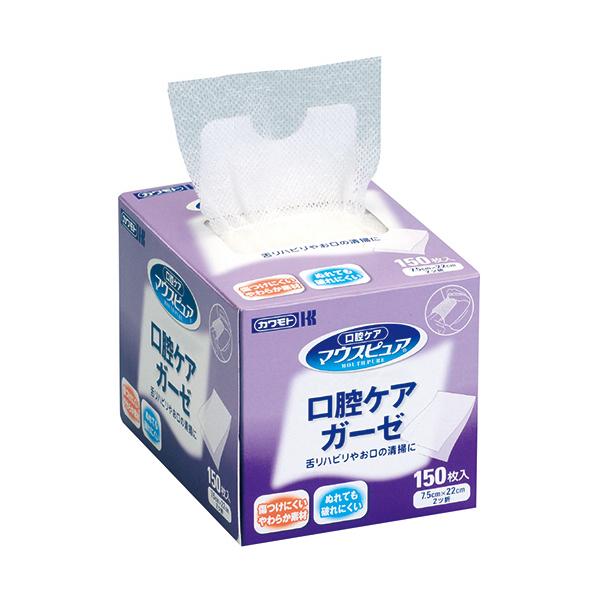 メーカー：カワモト   品番：039-102400-00   お口の清掃や舌リハビリに。やわらかく丈夫な不織布シート。