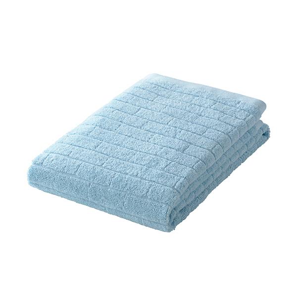 メーカー：林　 品番：BO800501  しっかりとした拭きごこちのホテルタイプ。　　＜生地アップ＞<br>※商品の色はブルーになります。＜イメージ＞