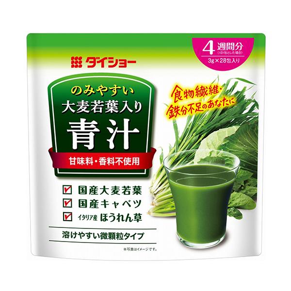 ダイショー　のみやすい大麦若葉入り青汁　４週間分　８４ｇ（３ｇ×２８包）　１パック