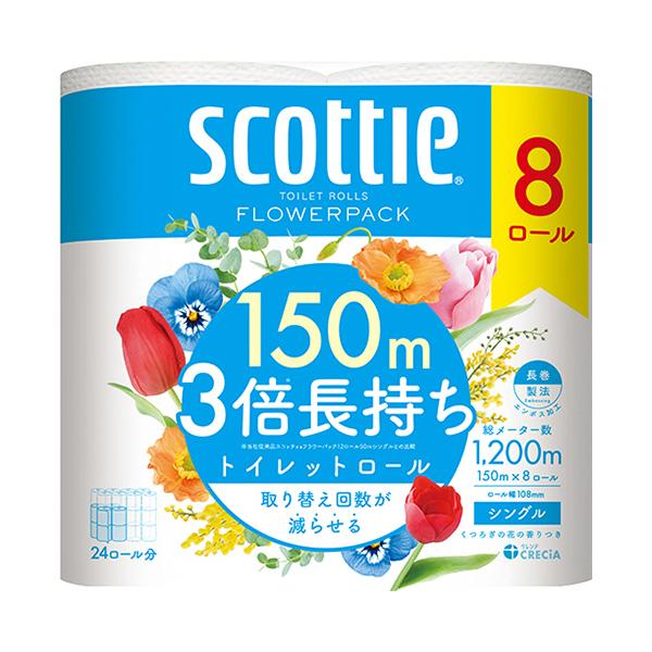 メーカー：日本製紙クレシア 　品番：14010   くつろぎの花の香り付き。　　